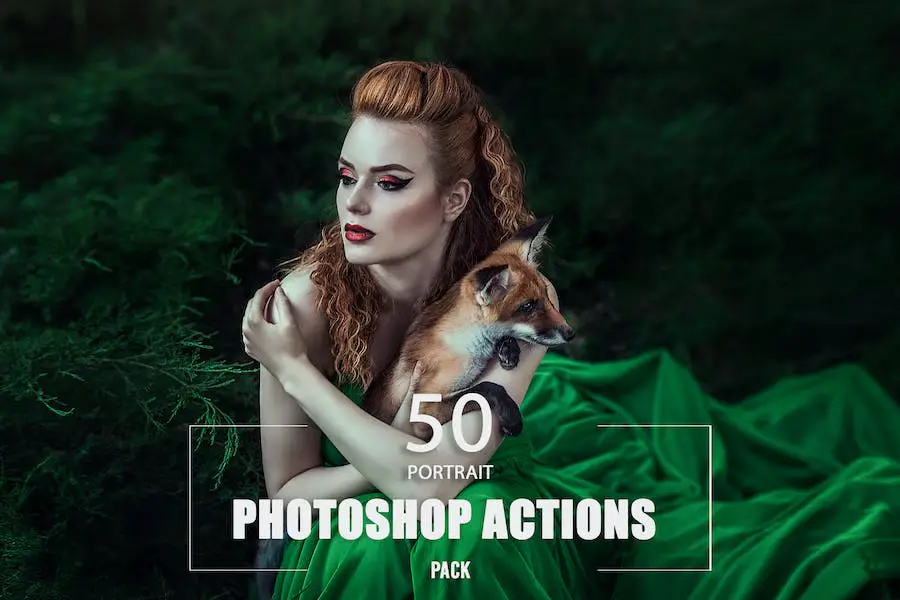 50 azioni Photoshop per ritratti -