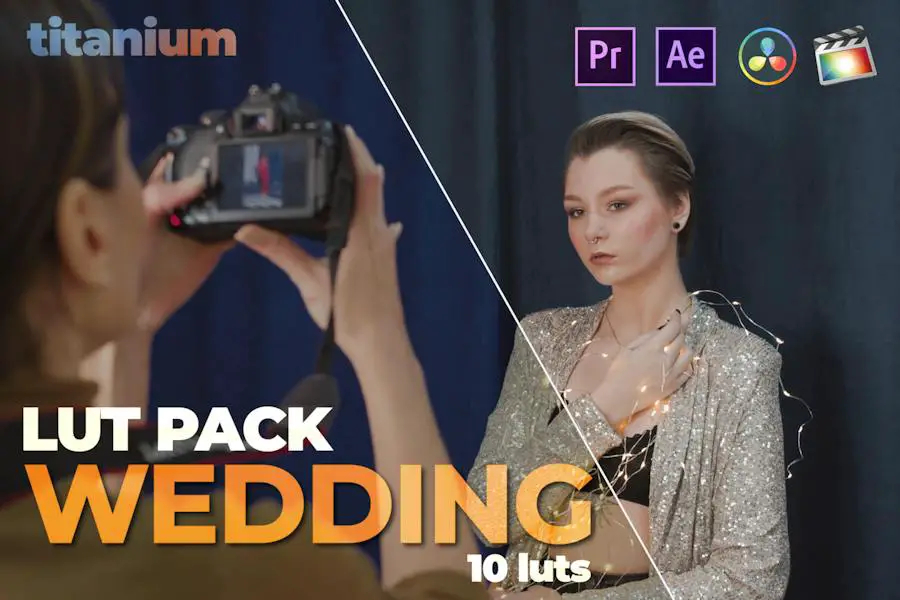 Pack LUT de mariage en titane (10 Luts) -