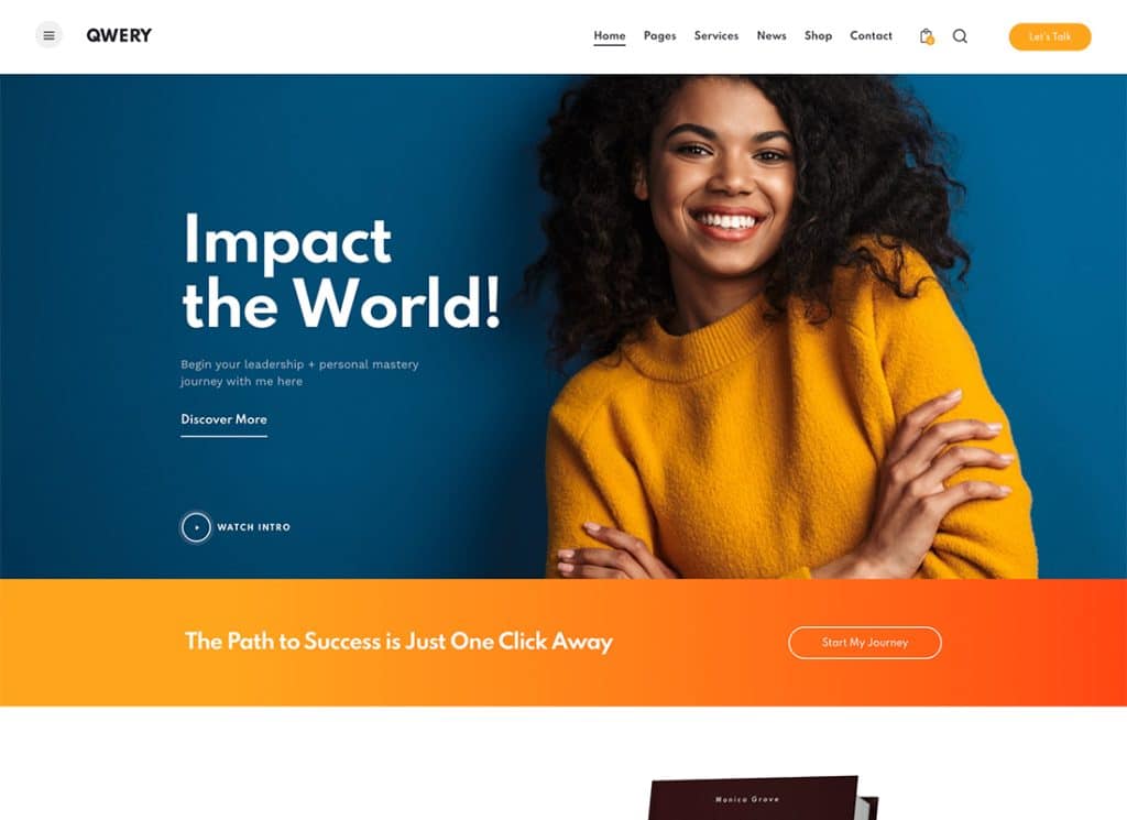 Qwery — uniwersalny motyw biznesowy WordPress i WooCommerce