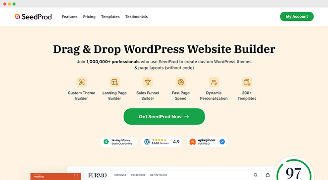 SeedProd: il versatile generatore di pagine di destinazione WordPress