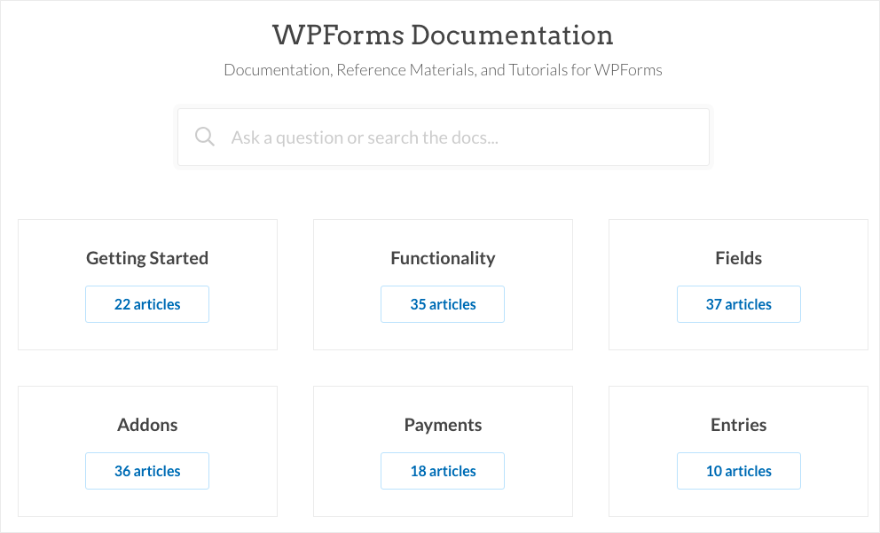 WPForms-Dokumentation