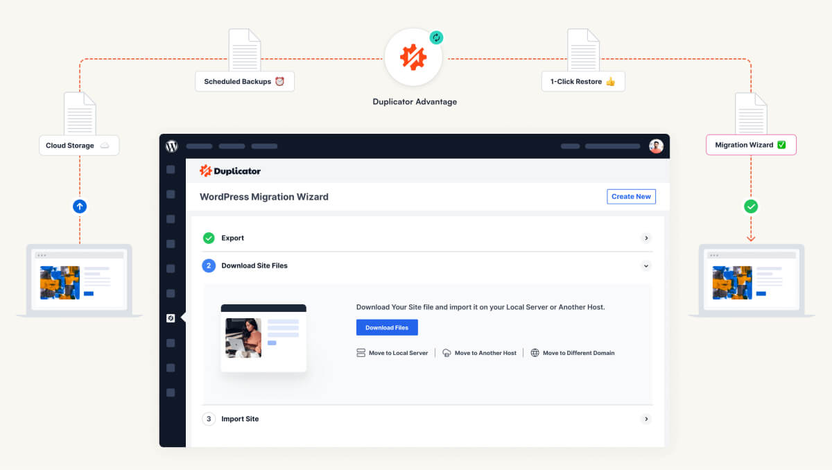 Cómo utilizar Duplicator Pro para clonar un sitio web.