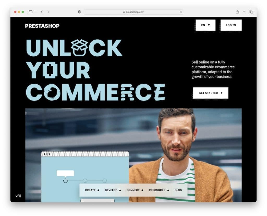 cms de commerce électronique prestashop