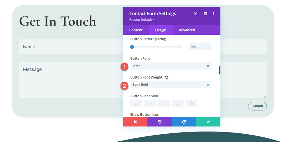 Divi 在聯絡表單模組按鈕字型中包含多個電子郵件地址