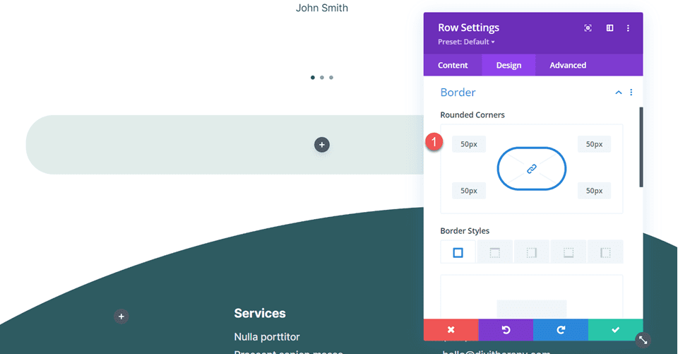 Divi inclut plusieurs adresses e-mail dans la bordure de ligne du module de formulaire de contact