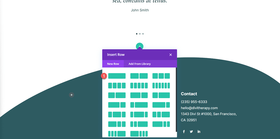 Divi Include mai multe adrese de e-mail în modulul Formular de contact Adăugați rând