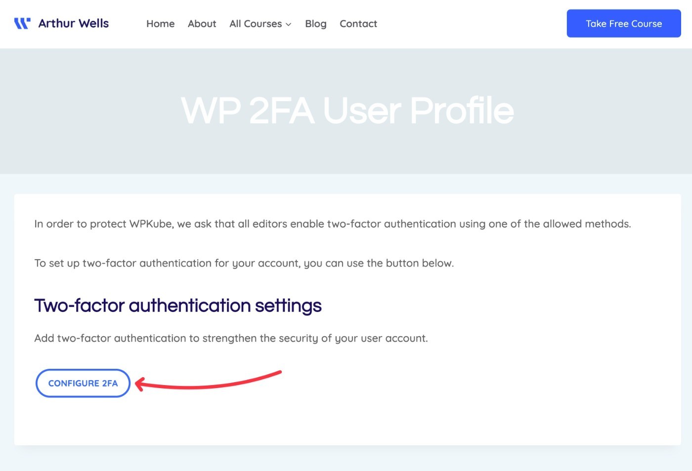 Front-end 2FA