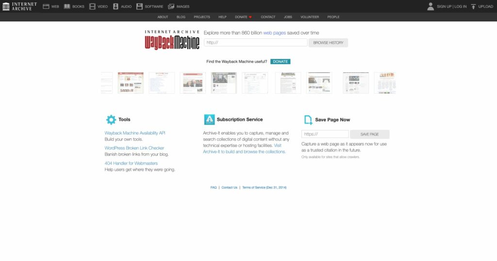 Wayback Machine