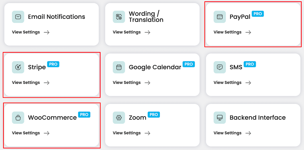 Webba Booking fügt Zahlungsmethoden hinzu