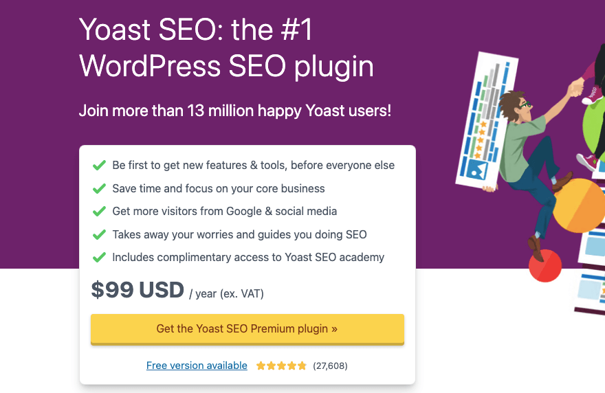 Цены на Yoast SEO