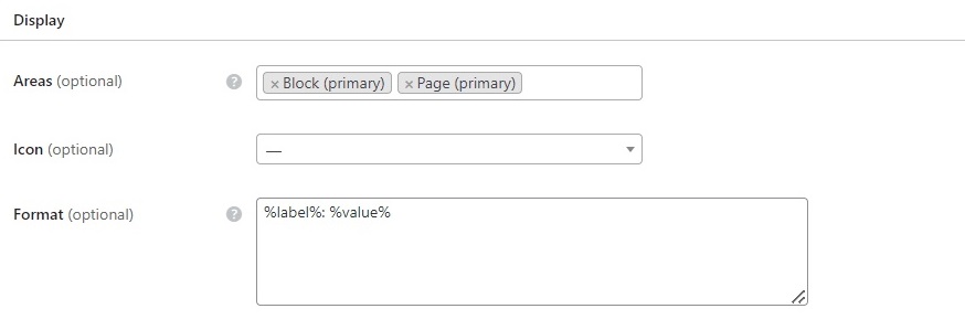 Configuration d'un champ personnalisé de profil utilisateur.