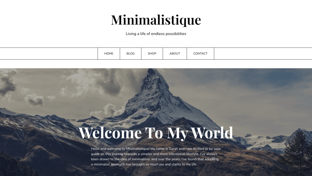 Minimalist Stories - ธีมบล็อกขั้นต่ำที่ดีที่สุด