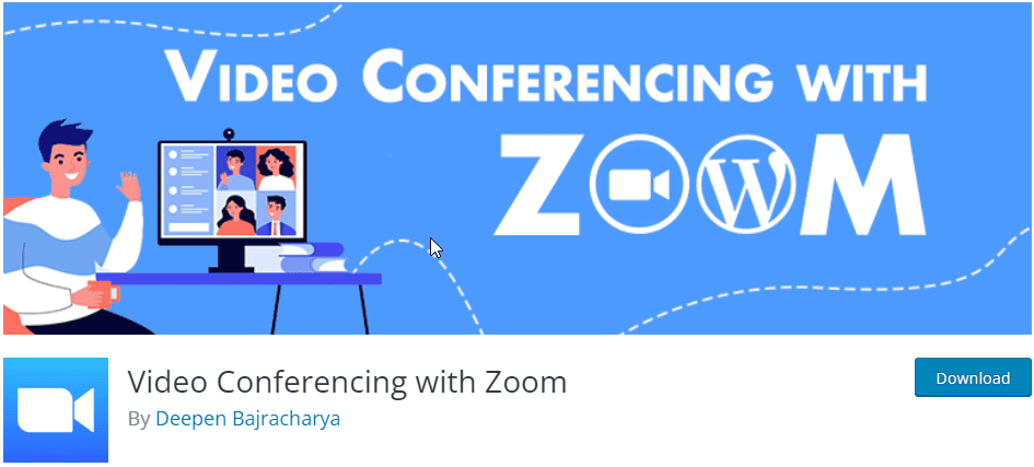 使用 Zoom 外掛程式進行視訊會議 - WordPress Zoom 插件