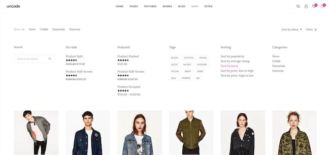 Decodează tema WooCommerce