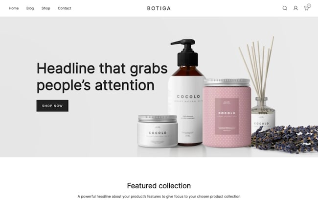 Botiga WordPress テーマ