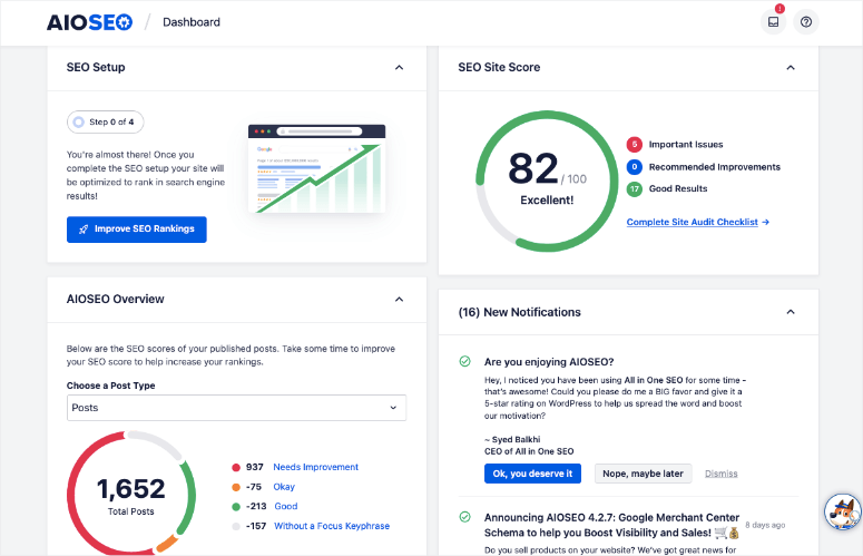 AIOSEO-Dashboard