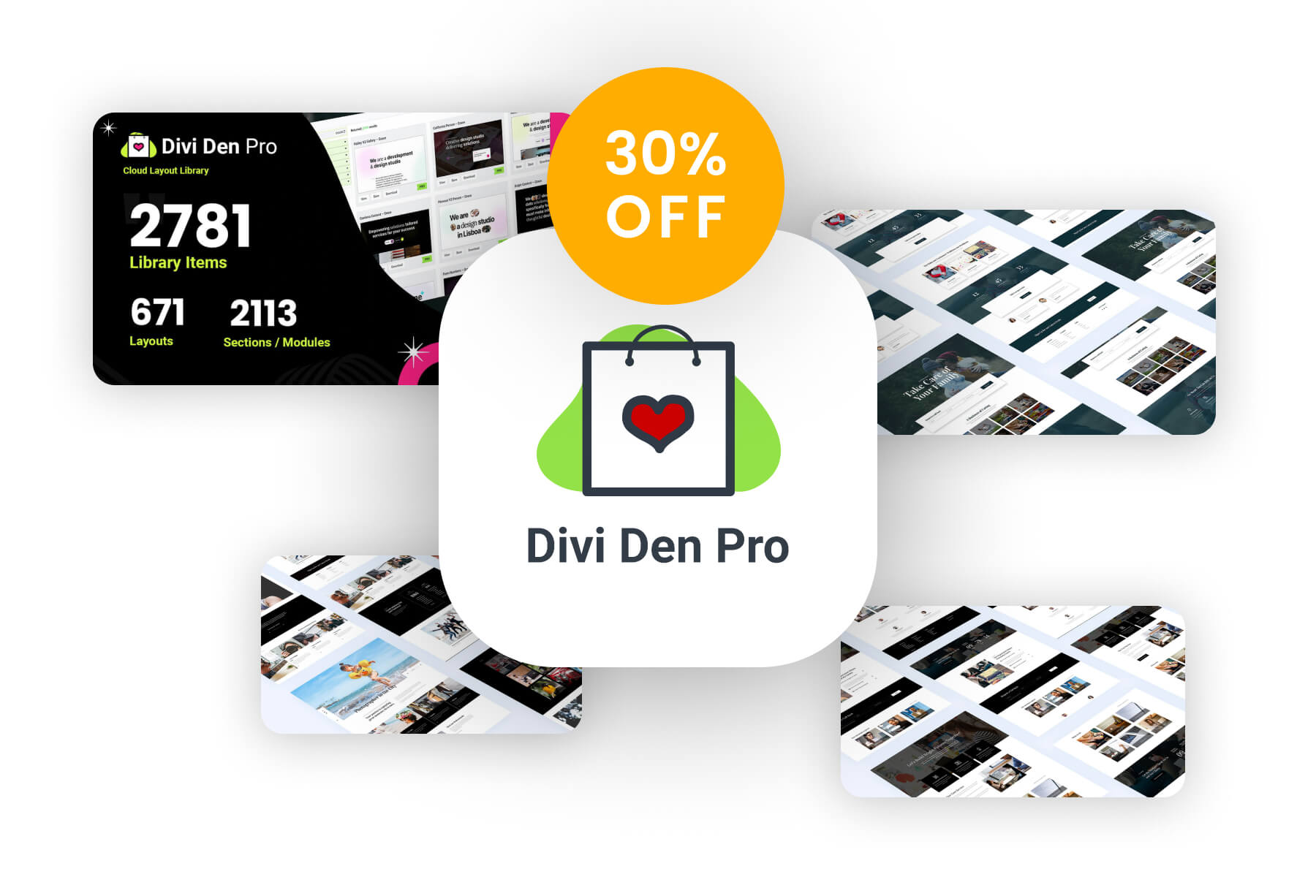 Remise sur les avantages Divi Den Pro