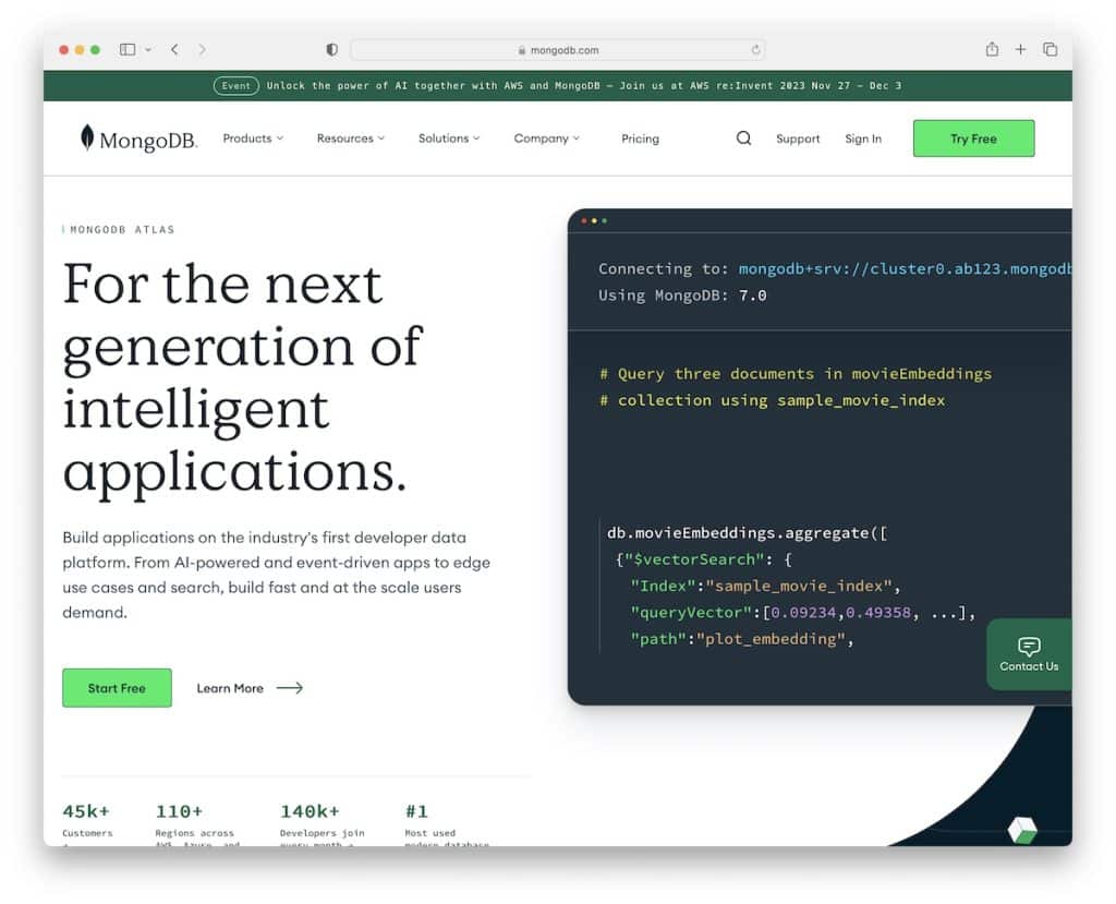 Mongodb Open-Source-Datenbanksoftware