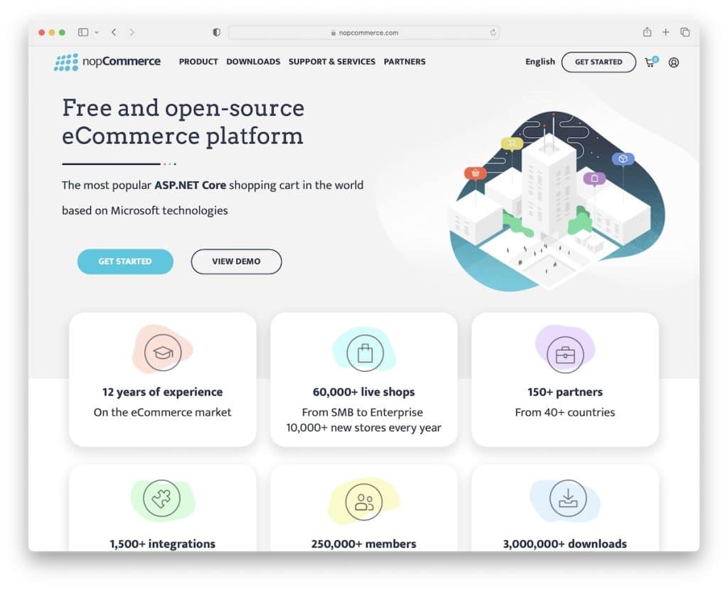 plateforme de commerce électronique open source nopcommerce