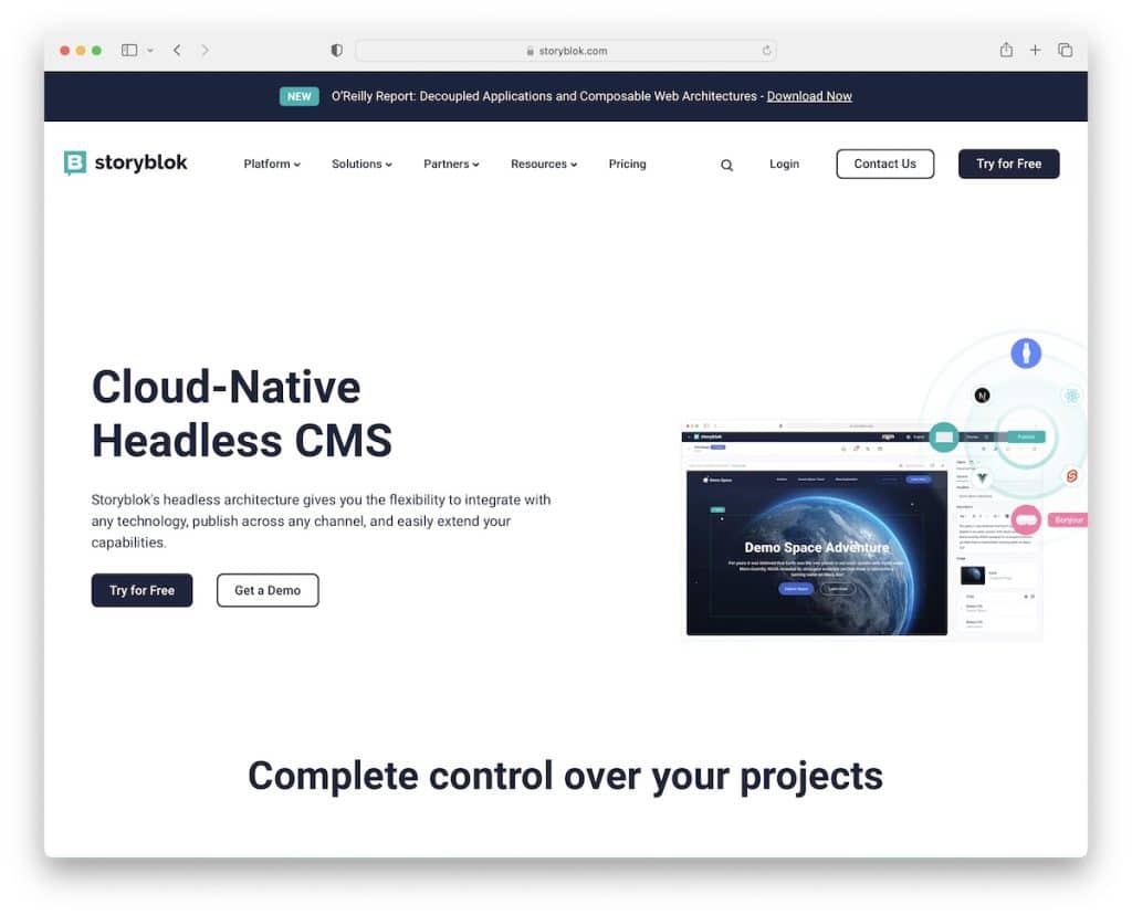 storyblok cms ที่ดีที่สุดสำหรับการโต้ตอบ