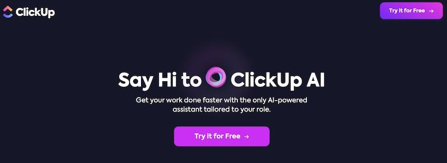 Sito web ClickUp