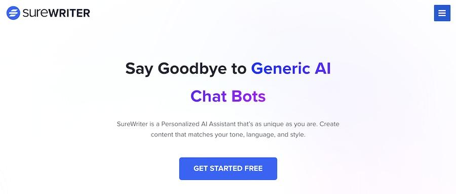 SureWriter AI 콘텐츠 제작자