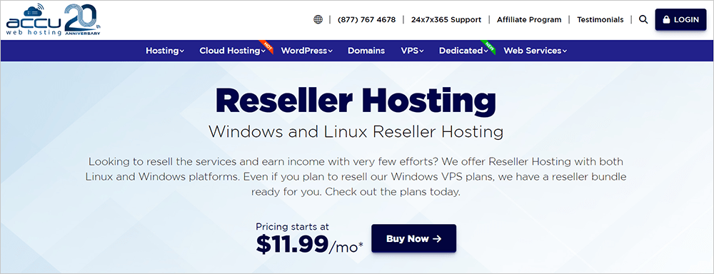 AccuWeb Reseller Hosting