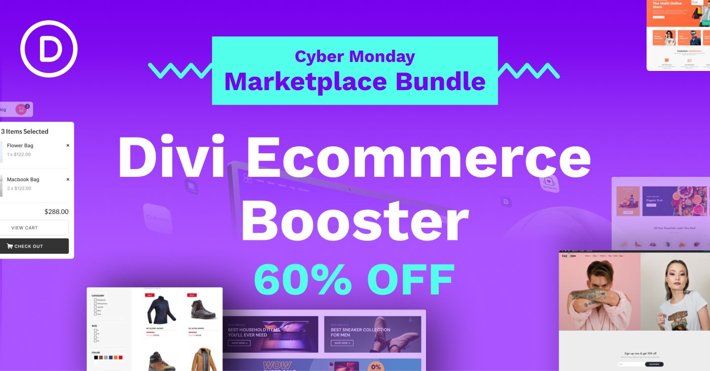 Divi E-Commerce Booster Bundle CM 2023