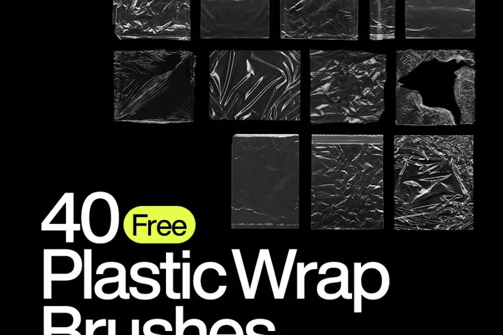 40 pinceaux Photoshop pour film plastique -