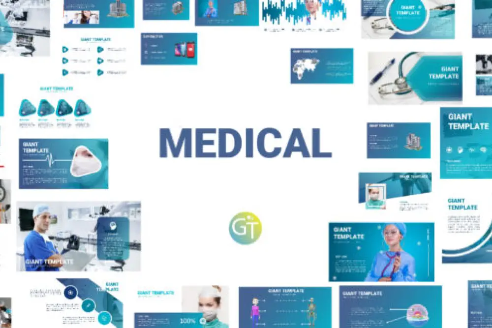 Download gratuito di fantastici modelli PowerPoint animati 3D medici -