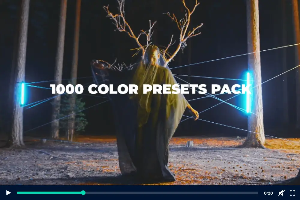 1000 préréglages de couleurs cinématographiques - Pack Lut pour Premiere Pro -