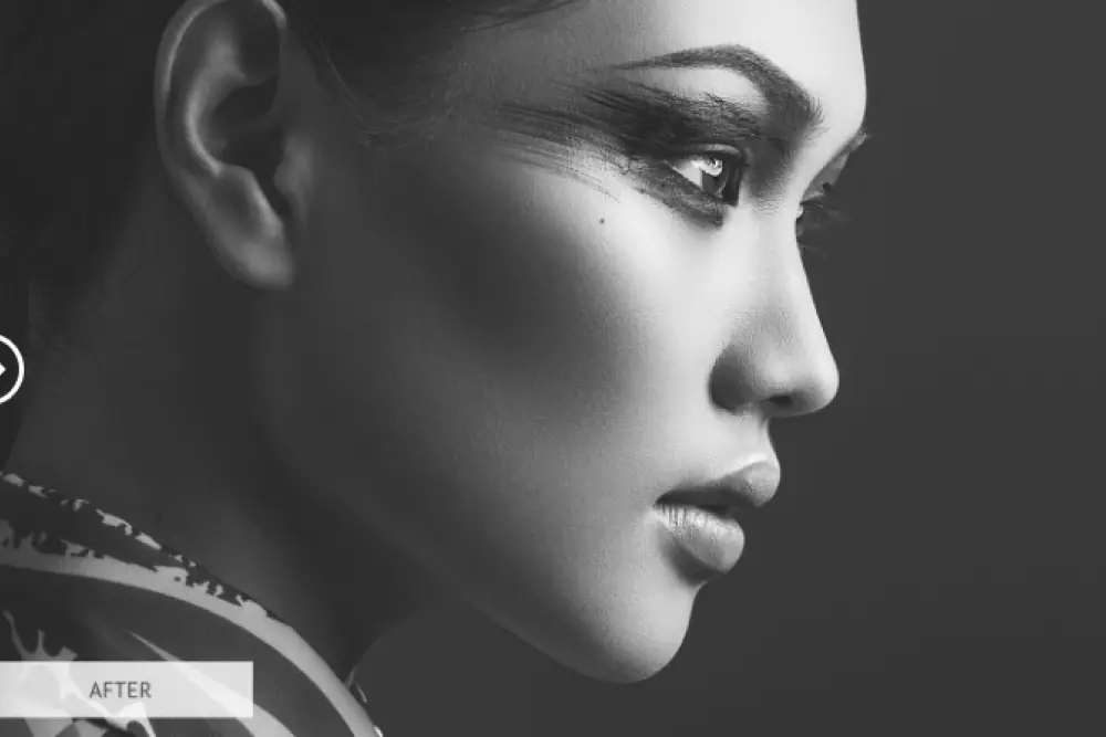 Acciones de Photoshop de moda n.° 1 en blanco y negro -