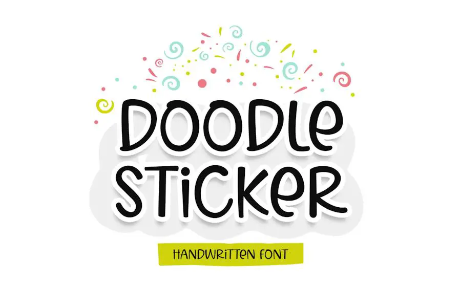 Autocolant Doodle -