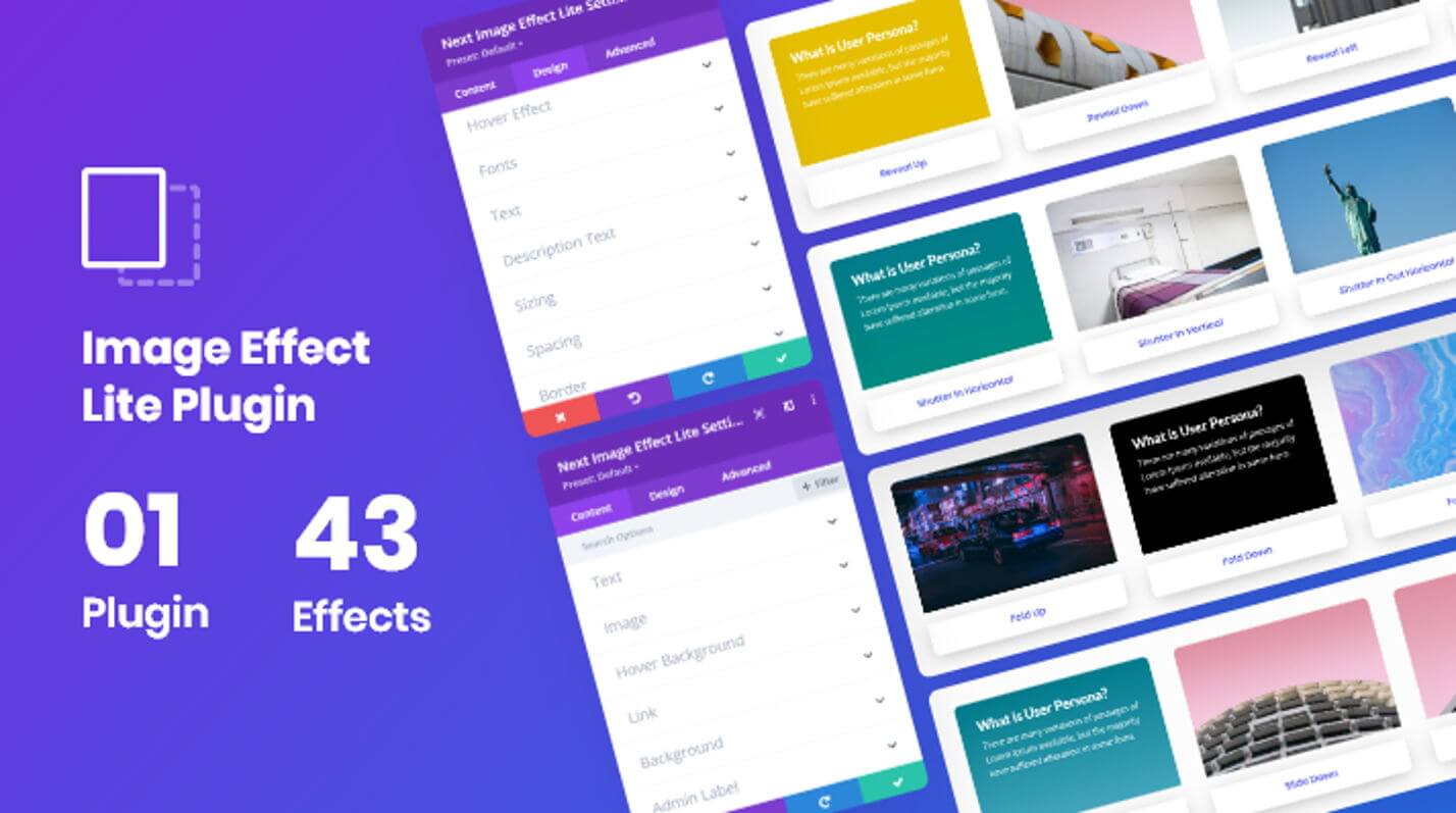 Effet d'image Divi Lite
