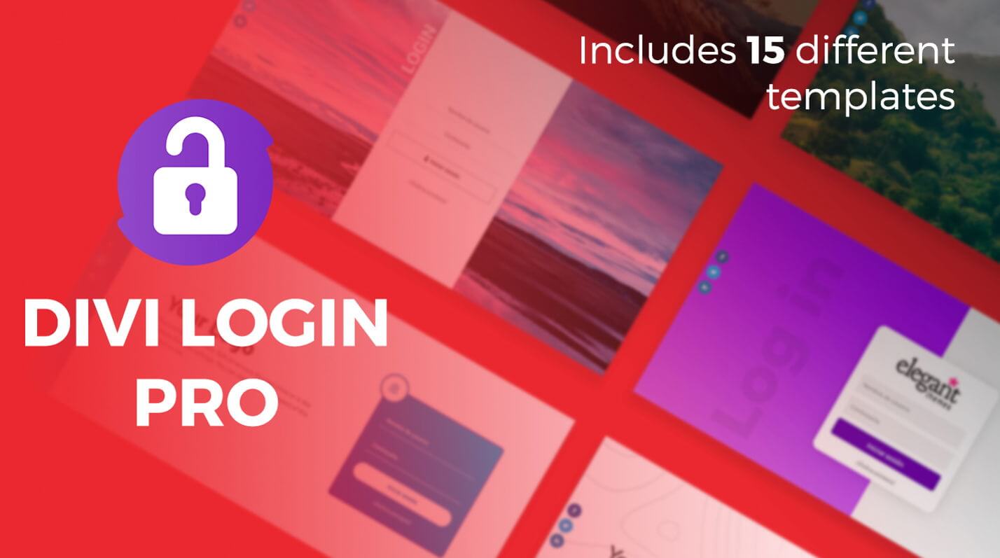 Módulo de login Divi Pro