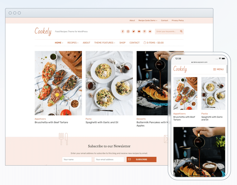 Demo Cookely - Fonte: Cookely