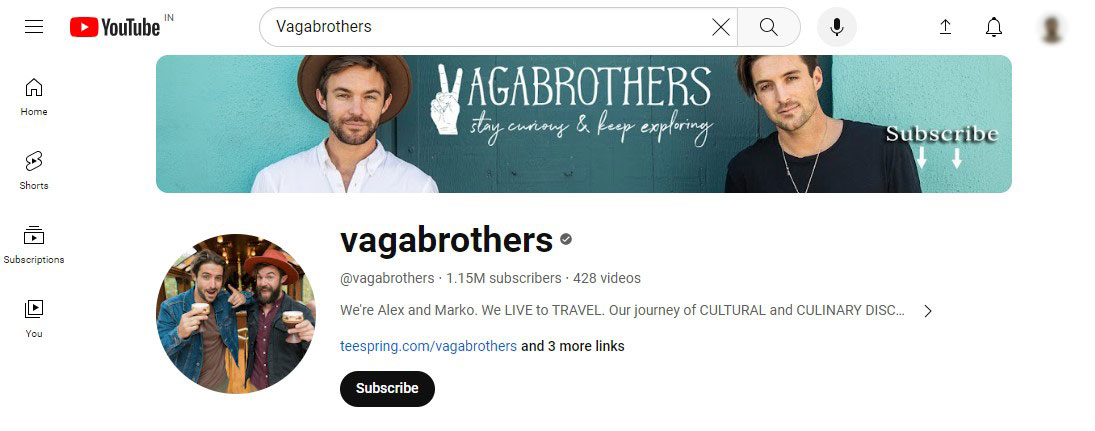 Vegabrothers - Vlog 範例