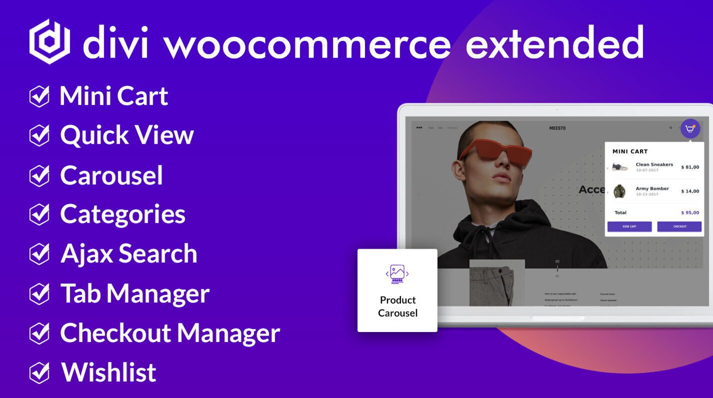 Расширенный Divi WooCommerce