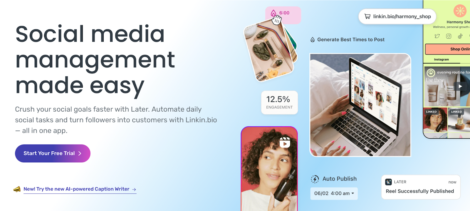 Later fornisce un modo semplice per automatizzare le attività quotidiane sui social media.