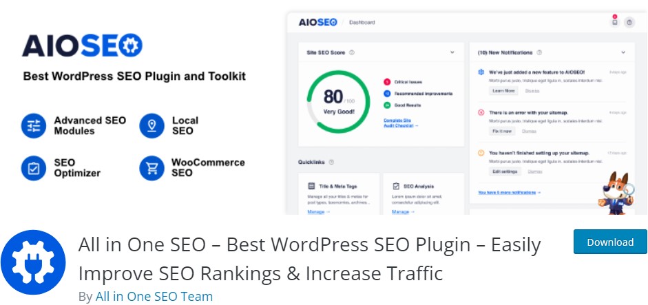 Все в одном SEO (aioseo)