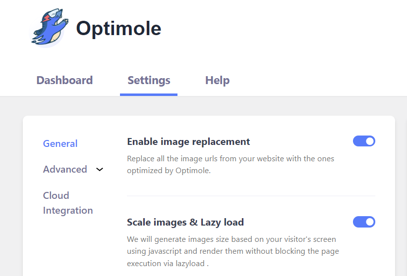 تحسين صورة الهاتف المحمول: تمكين التحميل البطيء وقياس الصورة في Optimole.