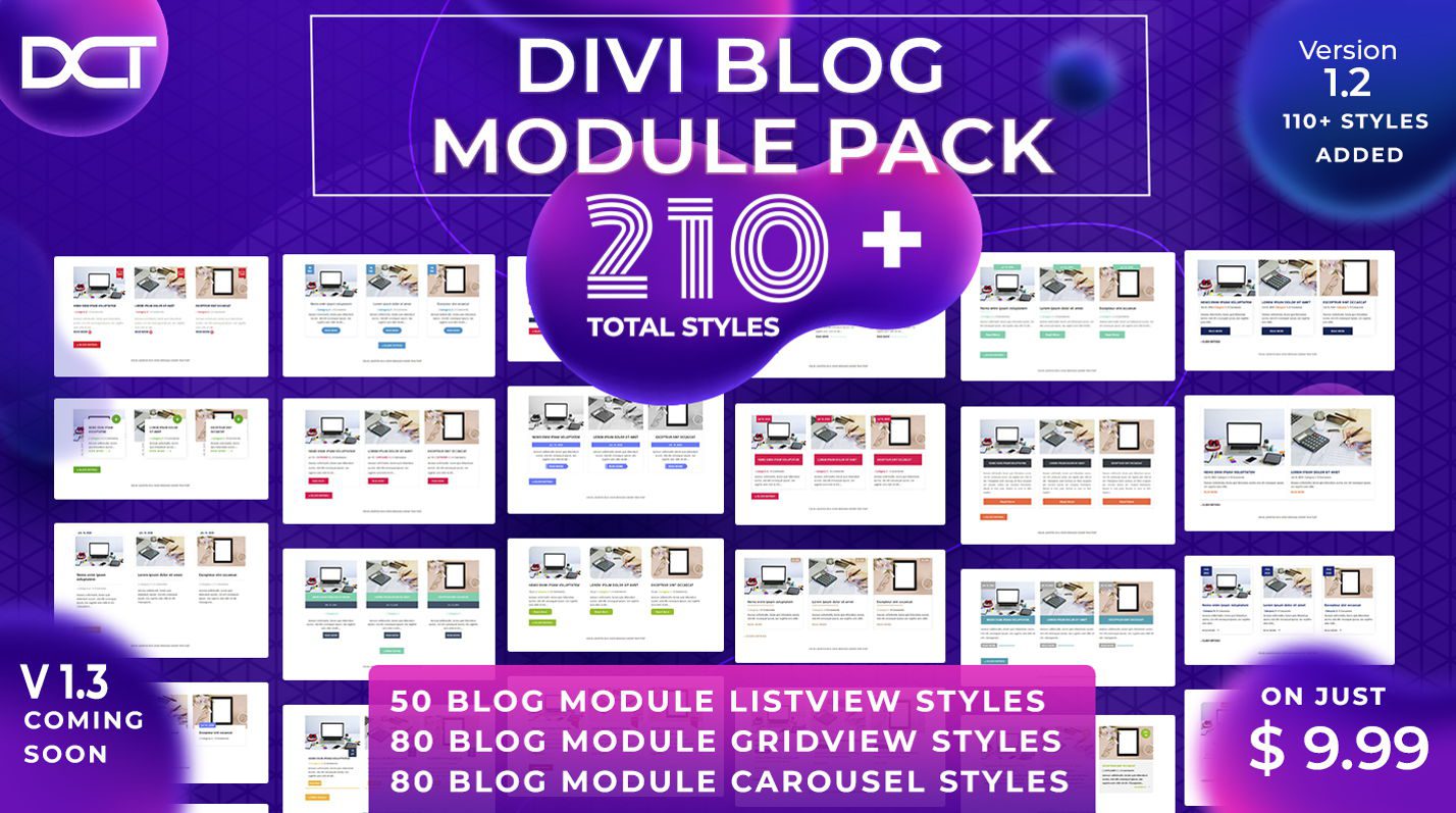 Divi ブログモジュールパック 1.2