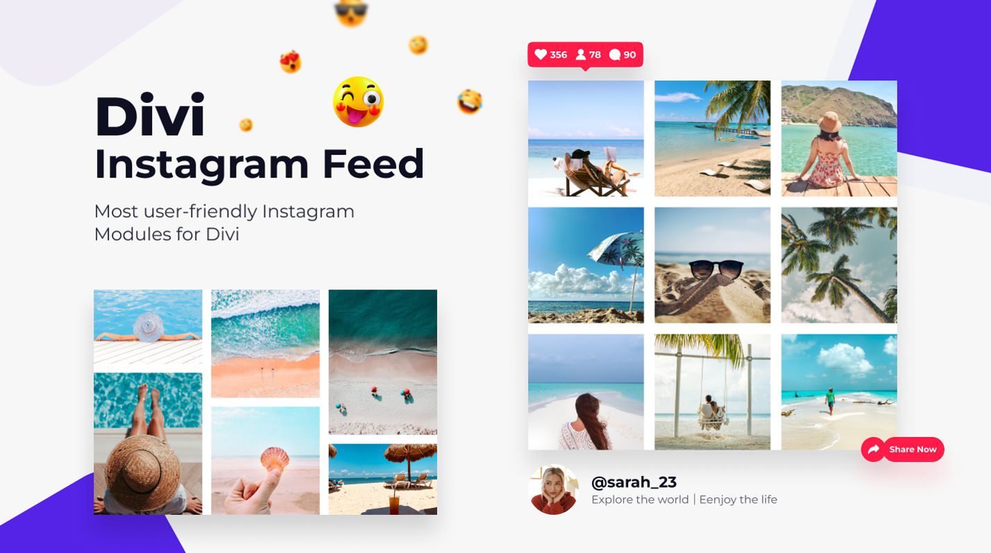 ฟีด Instagram ของ Divi