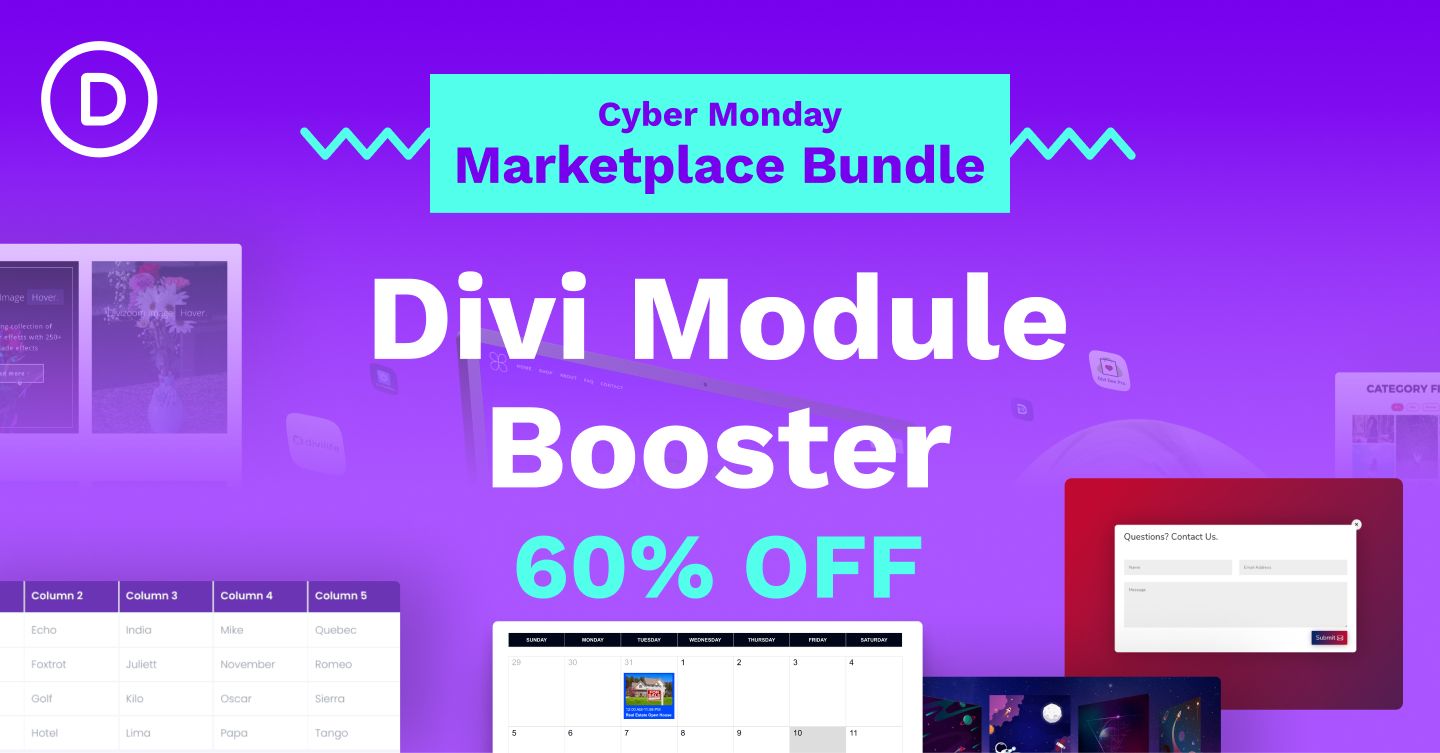 Divi-Modul-Booster-Bundle Cyber ​​Monday 2023