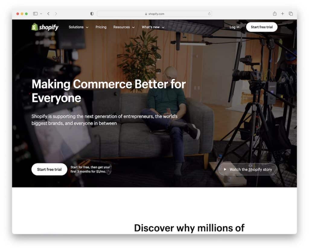 Shopify 전자상거래 cms