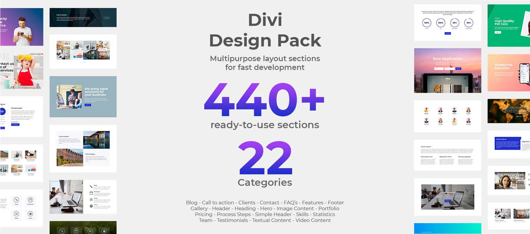 Divi 디자인 UI 키트