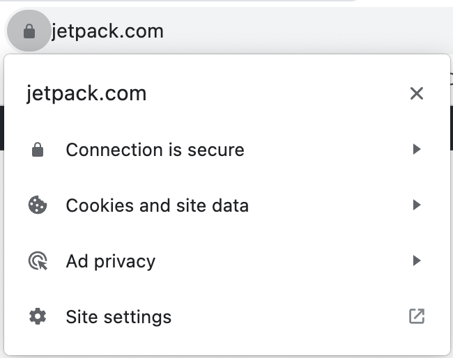 Jetpack 網站上的 SSL 證書