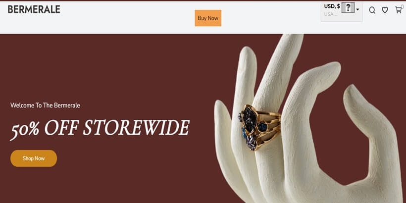 Royal Jewellery – Die besten kostenlosen Luxus-WordPress-Themes