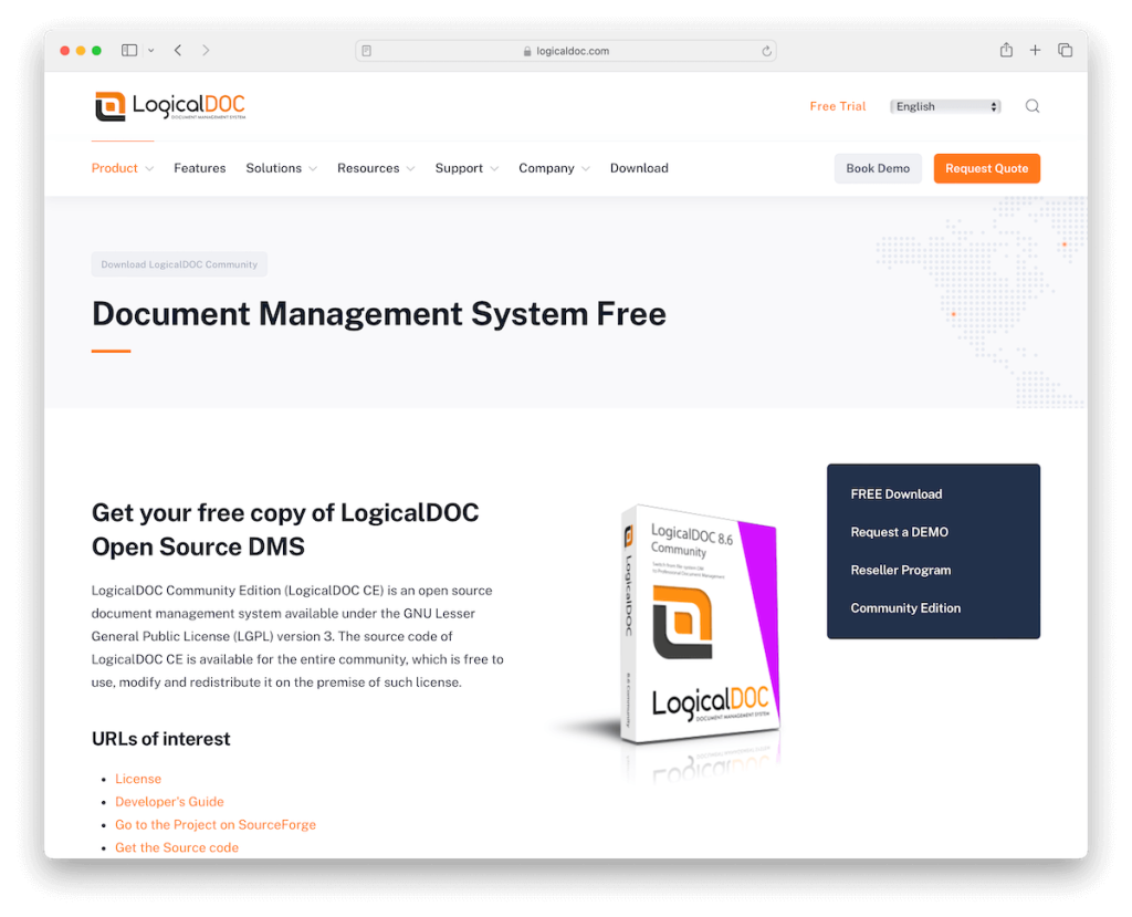 logicdoc dms de código abierto