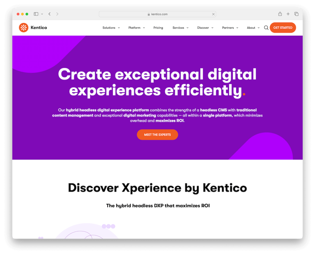 kentico تأمين cms